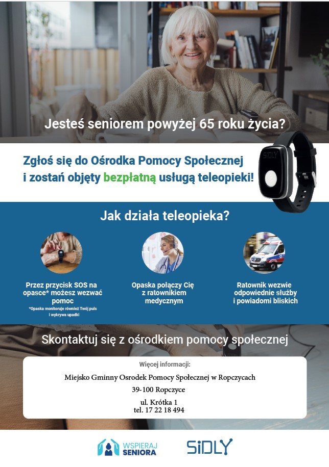 Korpus Wsparcia Seniorów- bezpłatna usługa teleopieki.