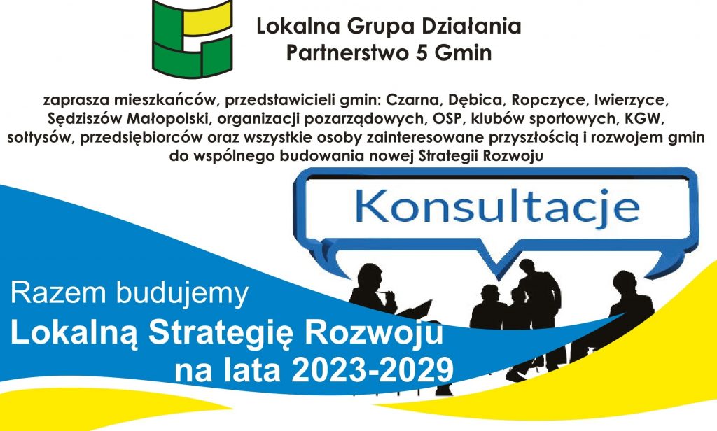 Konsultacje społeczne dotyczące opracowania LSR na lata 2023-2029