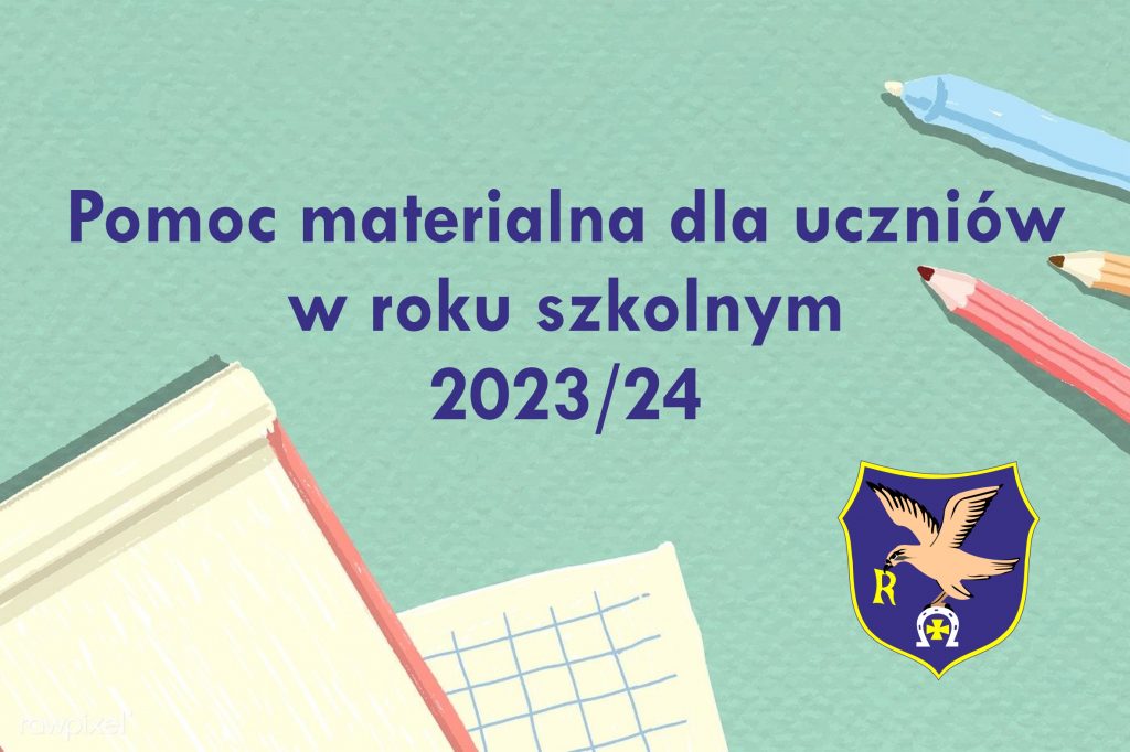 Pomoc materialna dla uczniów w roku szkolnym 2023/2024