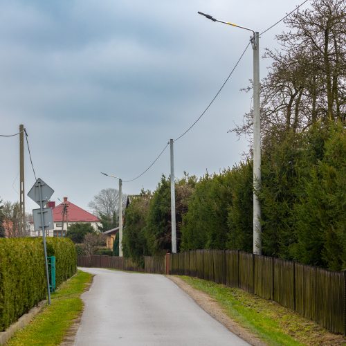 Nowe oświetlenie na ulicy Rolniczej